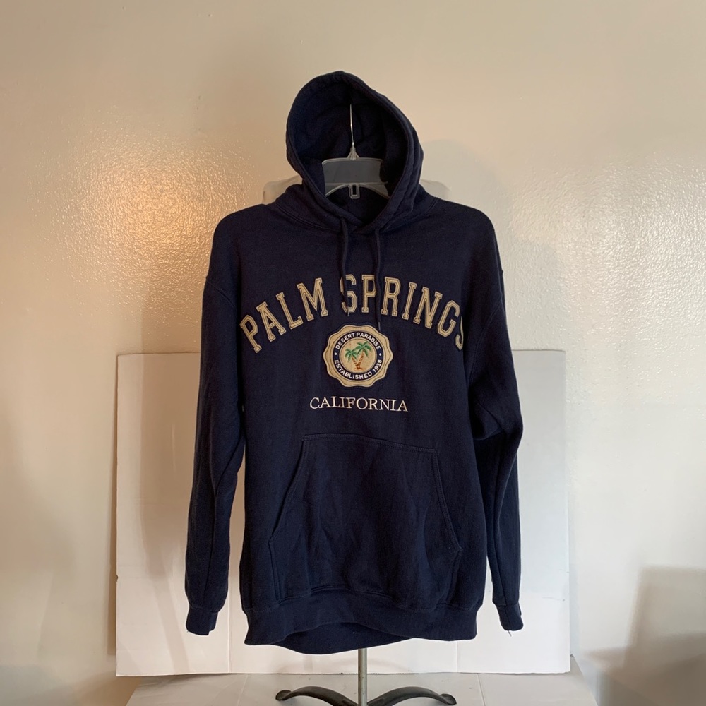 Palm Springs California Pullover Hoodie Men’s size Medium Preowned